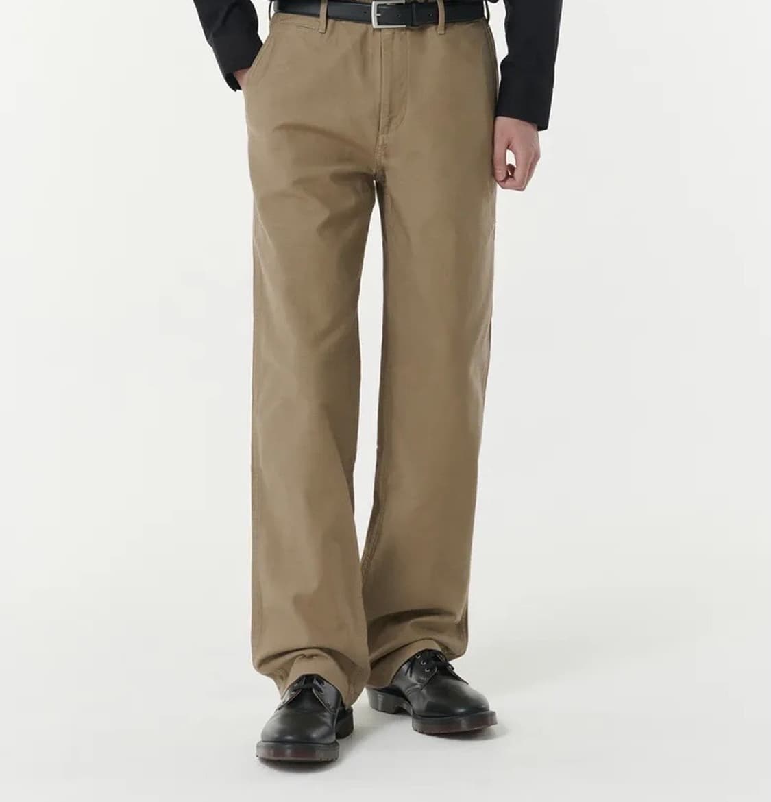 무탠다드 백사틴 오피서 팬츠 29사이즈 샌드 베이지 상품이미지1