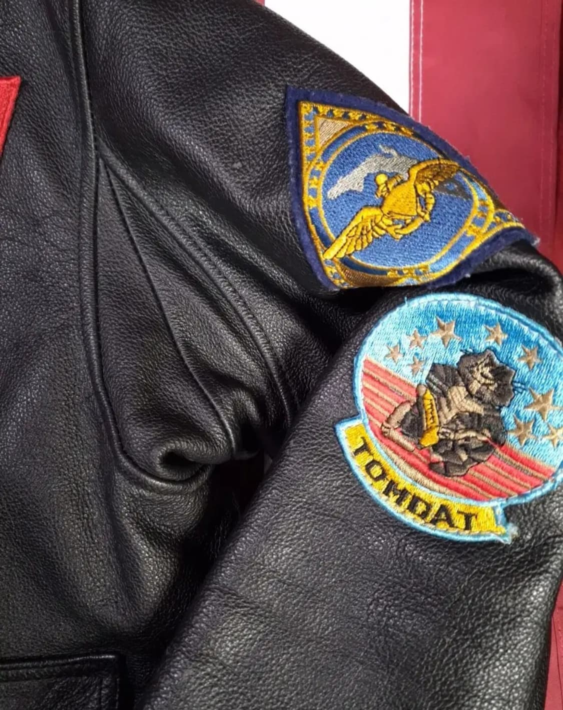 새제품 일본판 빈티지 탑건 미해군 G-1 리얼레더 항공자켓 상품이미지6