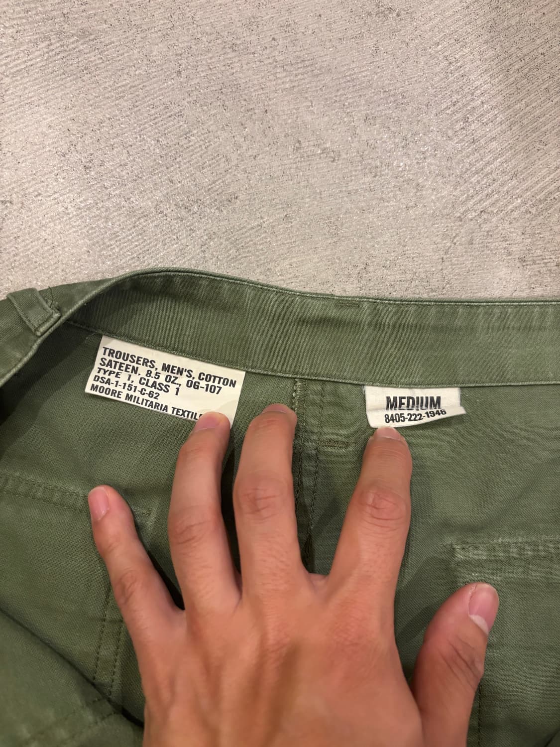 us army og-107 fatigue pants 전기형 medium 상품이미지4