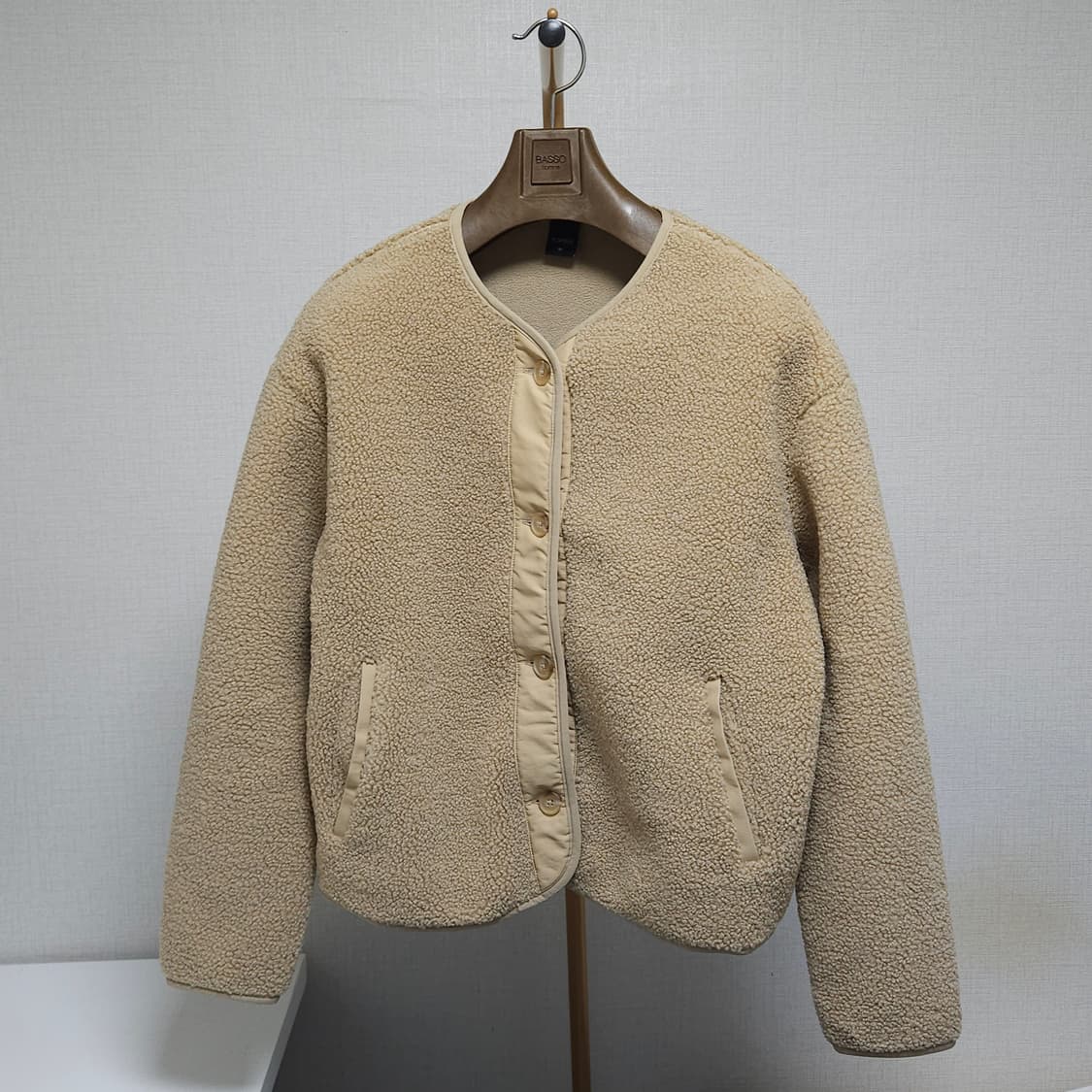 95 ) 탑텐 여성 뽀글이 후리스 자켓 상품이미지1