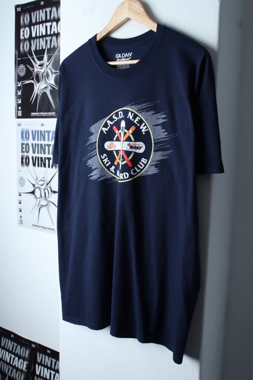 (XL-2XL) 길단 반팔 티셔츠 USA 빅사이즈 스키팀-H30154 상품이미지1