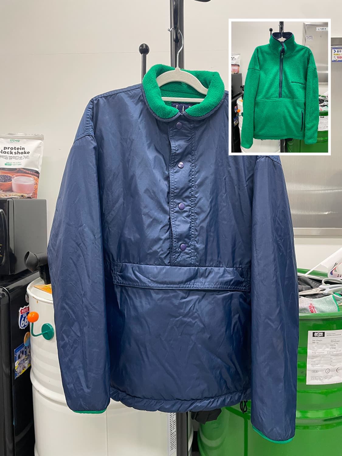 90s 올드갭 리버시블 아노락 상품이미지1