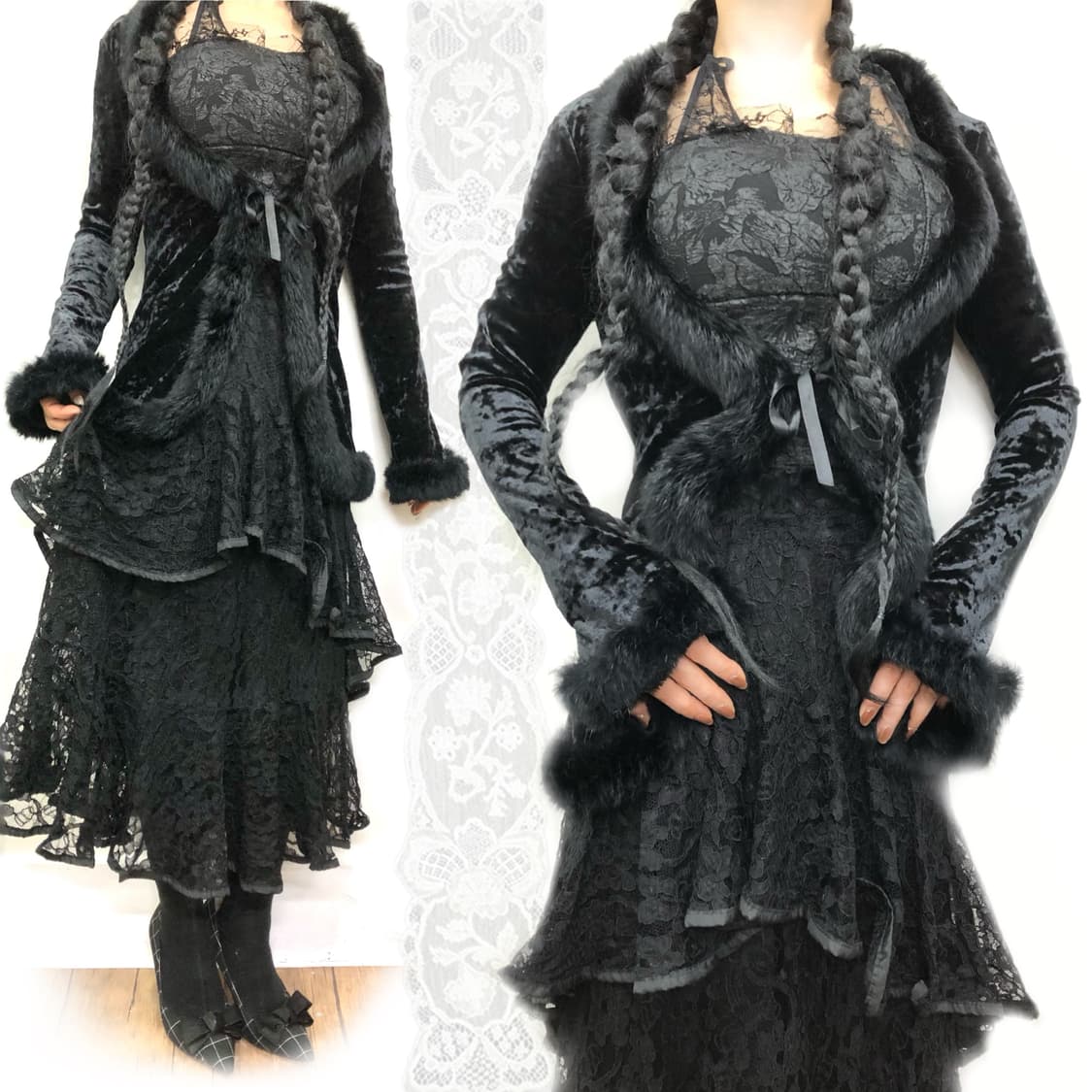 black gothic fairy coordi set 상품이미지1