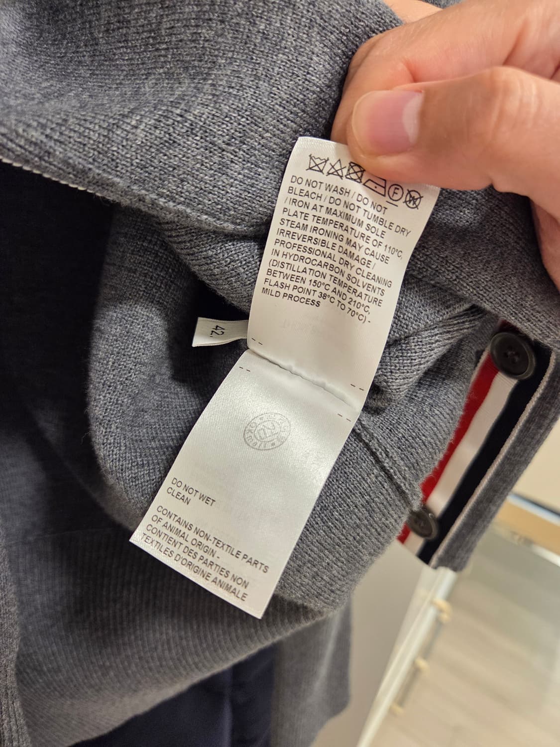 [여성42]톰브라운 밀라노스티치 메리노울 가디건 상품이미지7