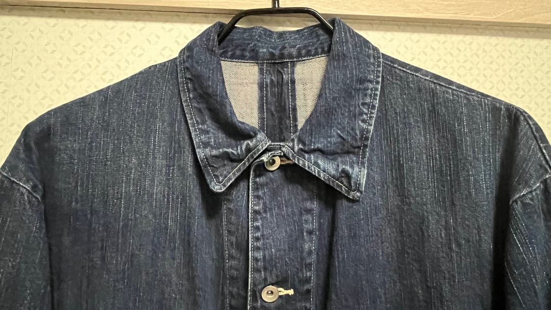 포터클래식 스테인백 데님 커버올 자켓 M 상품이미지7