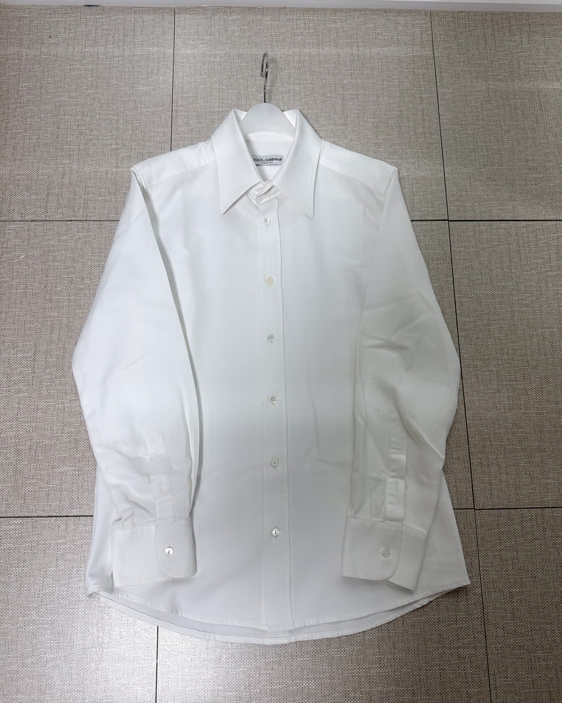 돌체앤가바나 화이트 드레스 셔츠 상품이미지4