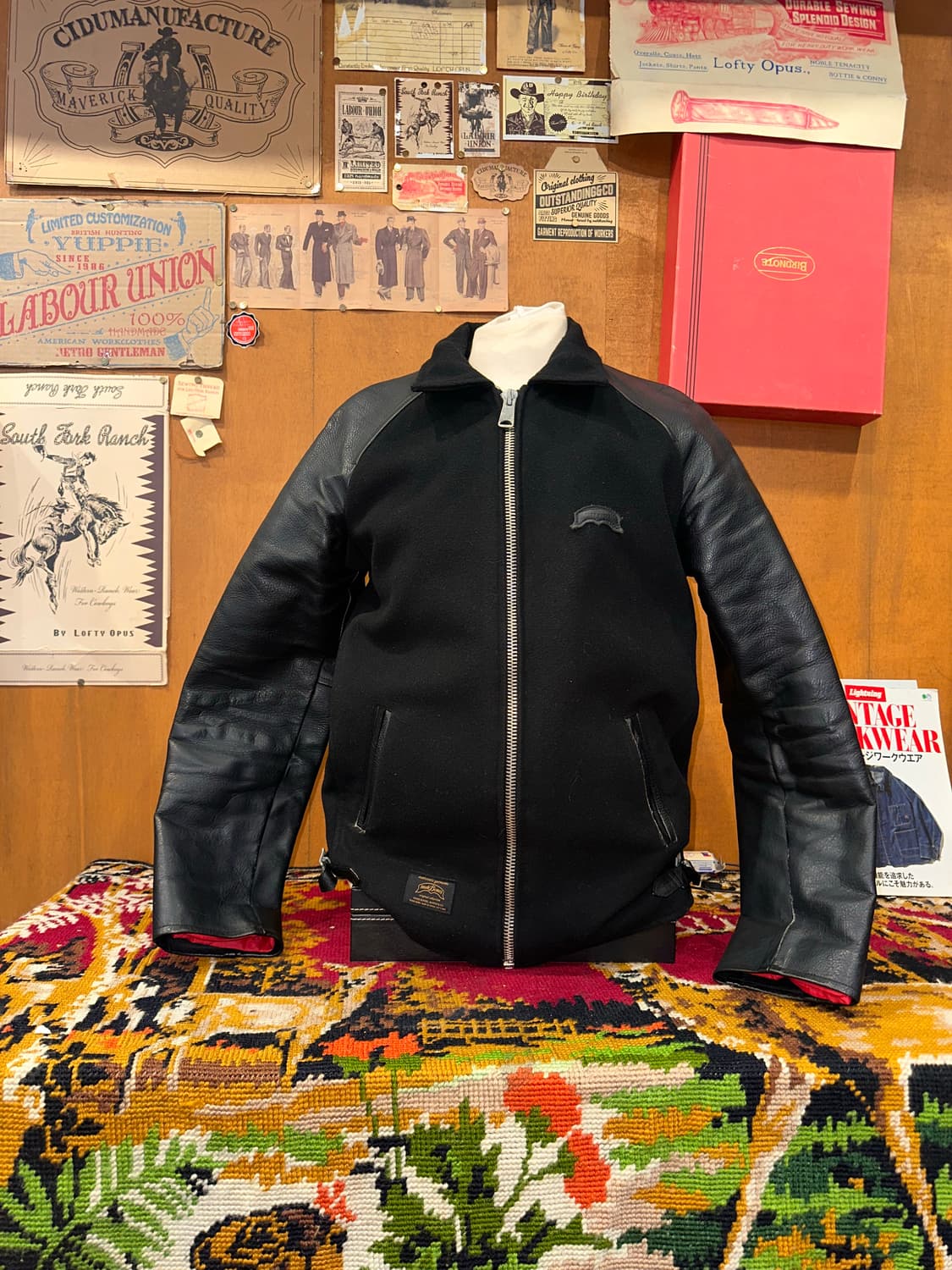 ( L ) 가죽자켓 워크웨어 아메카지 레더자켓 빈티지자켓 스포츠자켓 상품이미지3