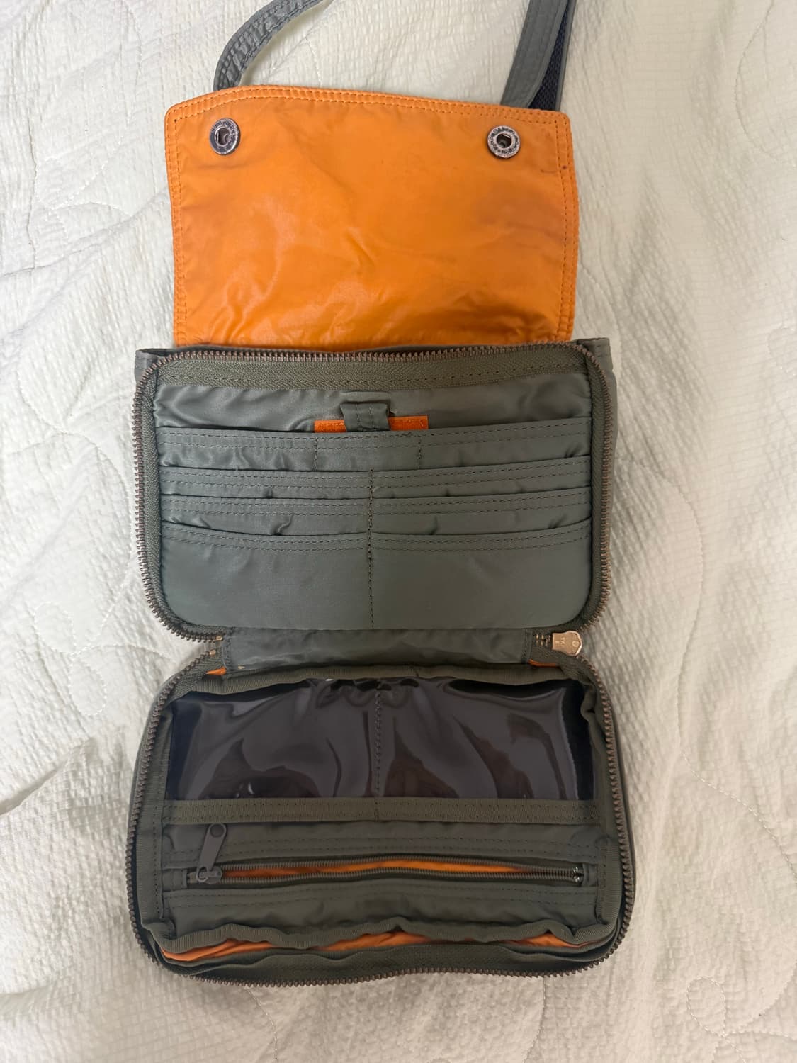 포터 탱커 숄더백 세이지 그린 상품이미지5