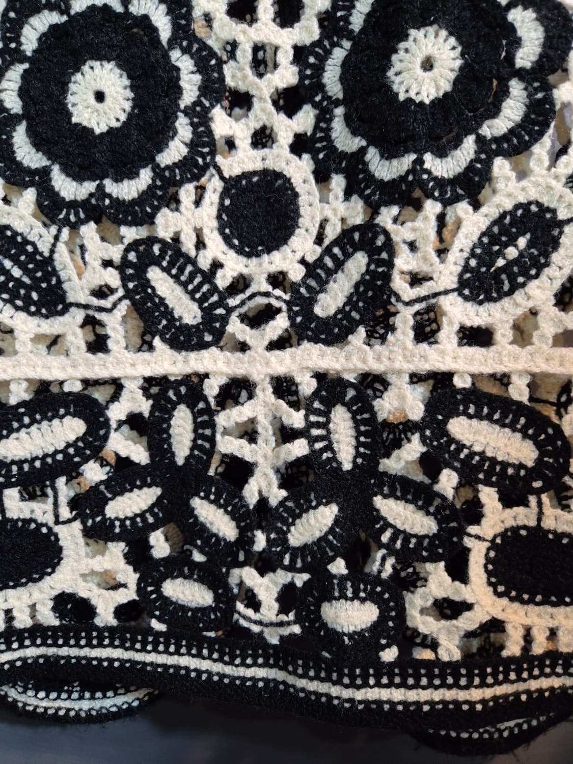 크로셰 플라워 니트 조끼 S 상품이미지10