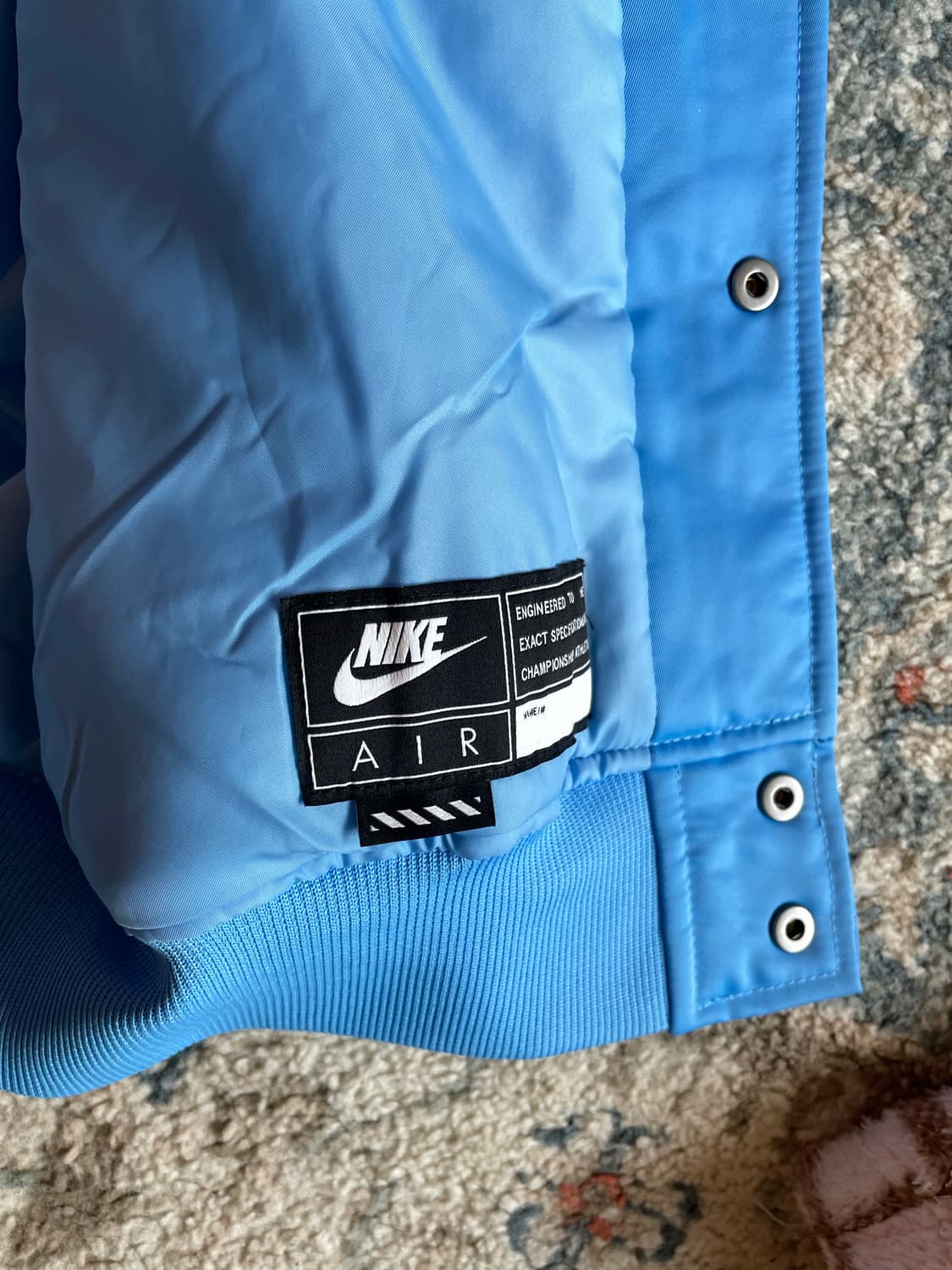 나이키 에어 바시티 자켓 유니버시티 블루 (새제품. XL) 상품이미지6
