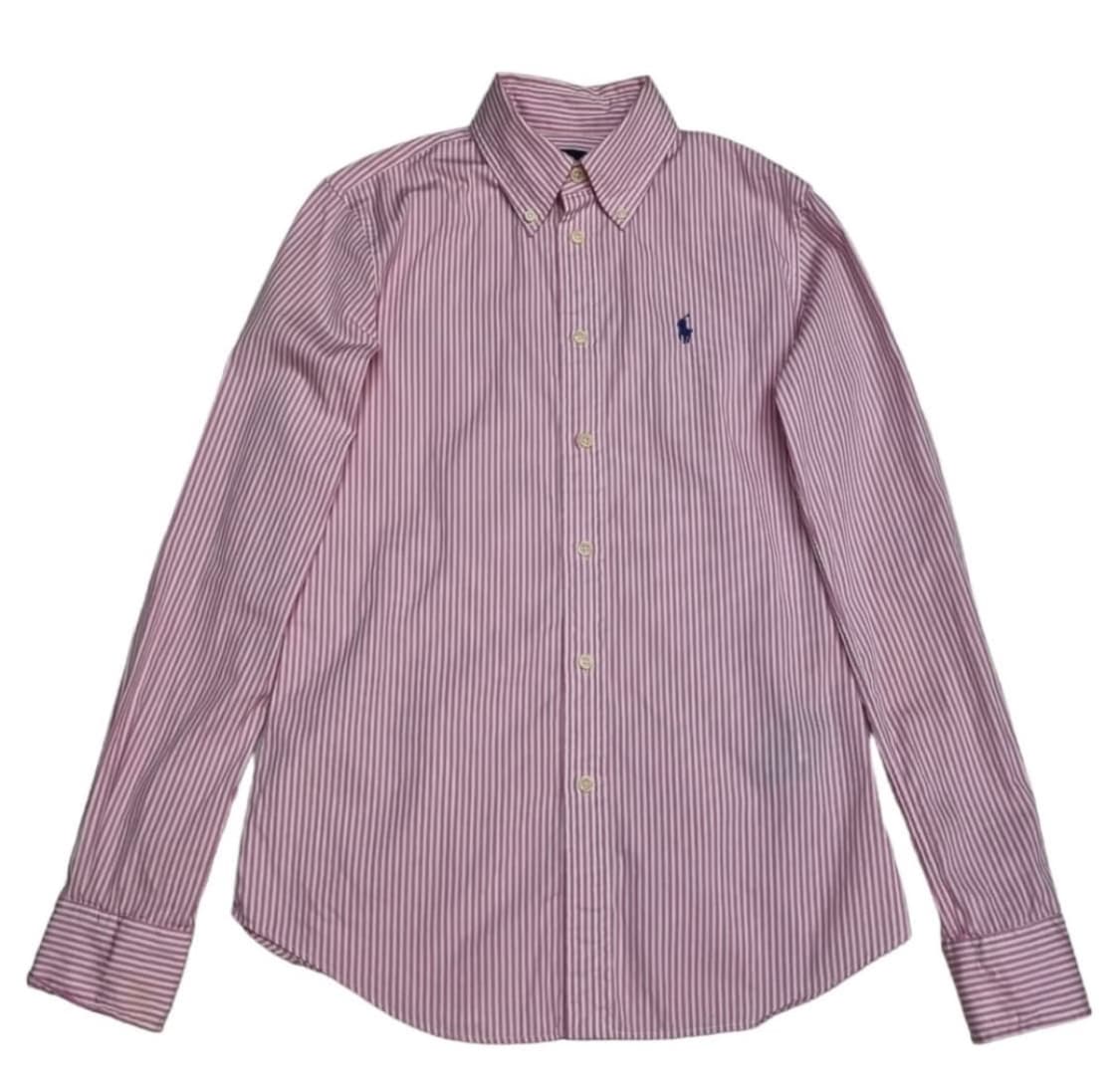 POLO 폴로랄프로렌 핑크 스트라이프 셔츠 상품이미지1