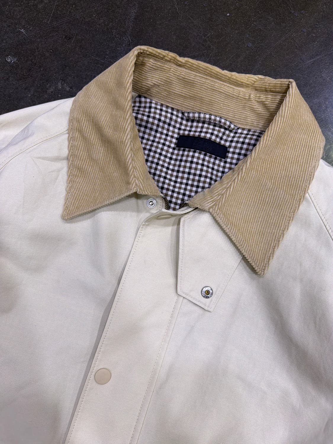 유니클로 쇼츠 유틸리티 블루종 자켓 점퍼 베이지 XL 상품이미지5