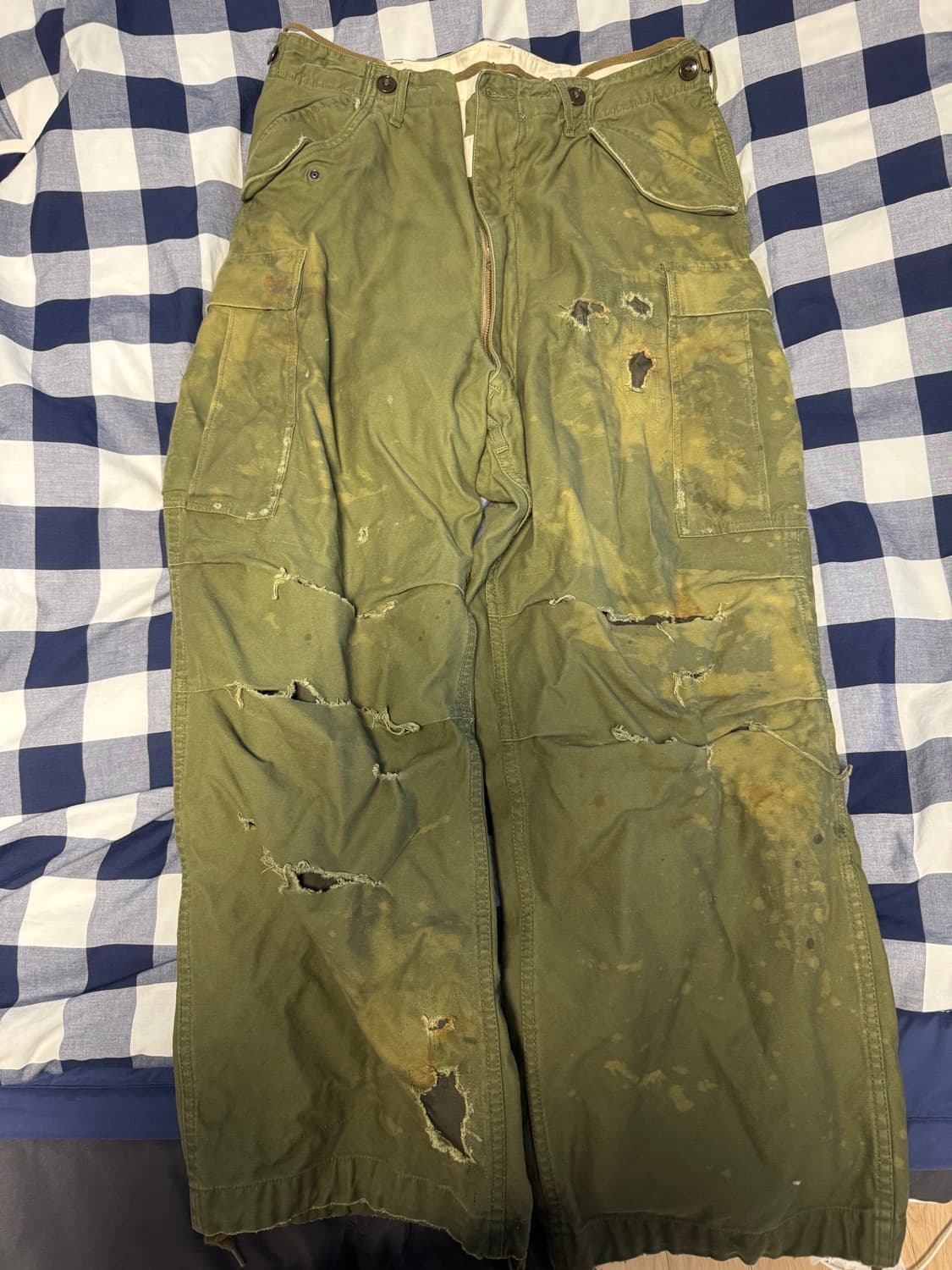 2) ANACHRONORM  DAMAGED FIELD CARGO PANT 상품이미지2