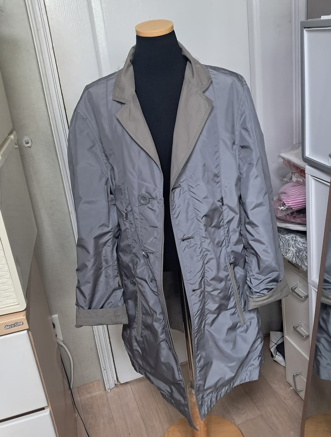 (상태최상)DKNY 남성 리버시블 트렌치코트 자켓 S 상품이미지5