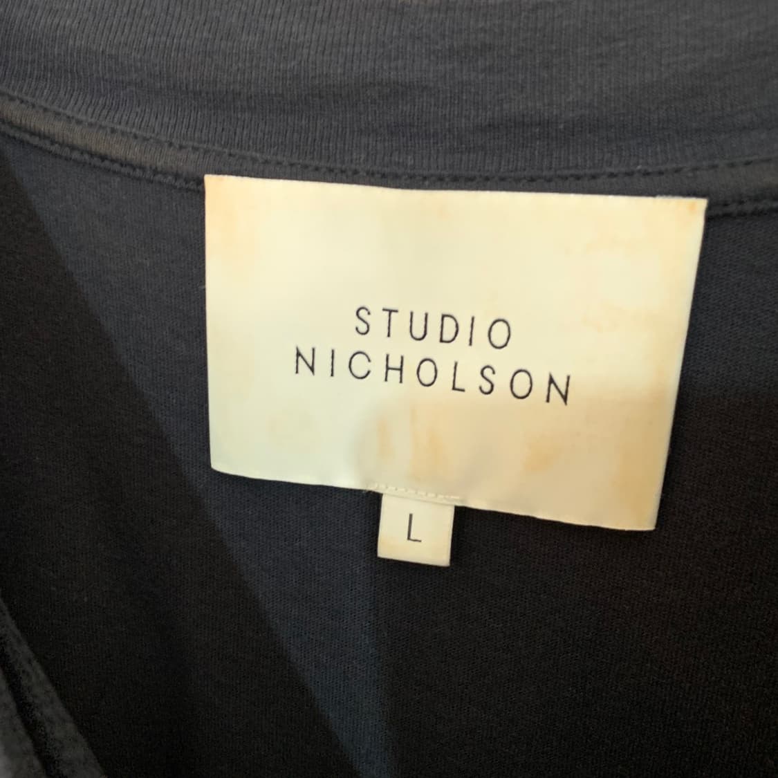 L 스튜디오 니콜슨 미드웨이트 저지 로고 오버핏 반팔티 상품이미지4