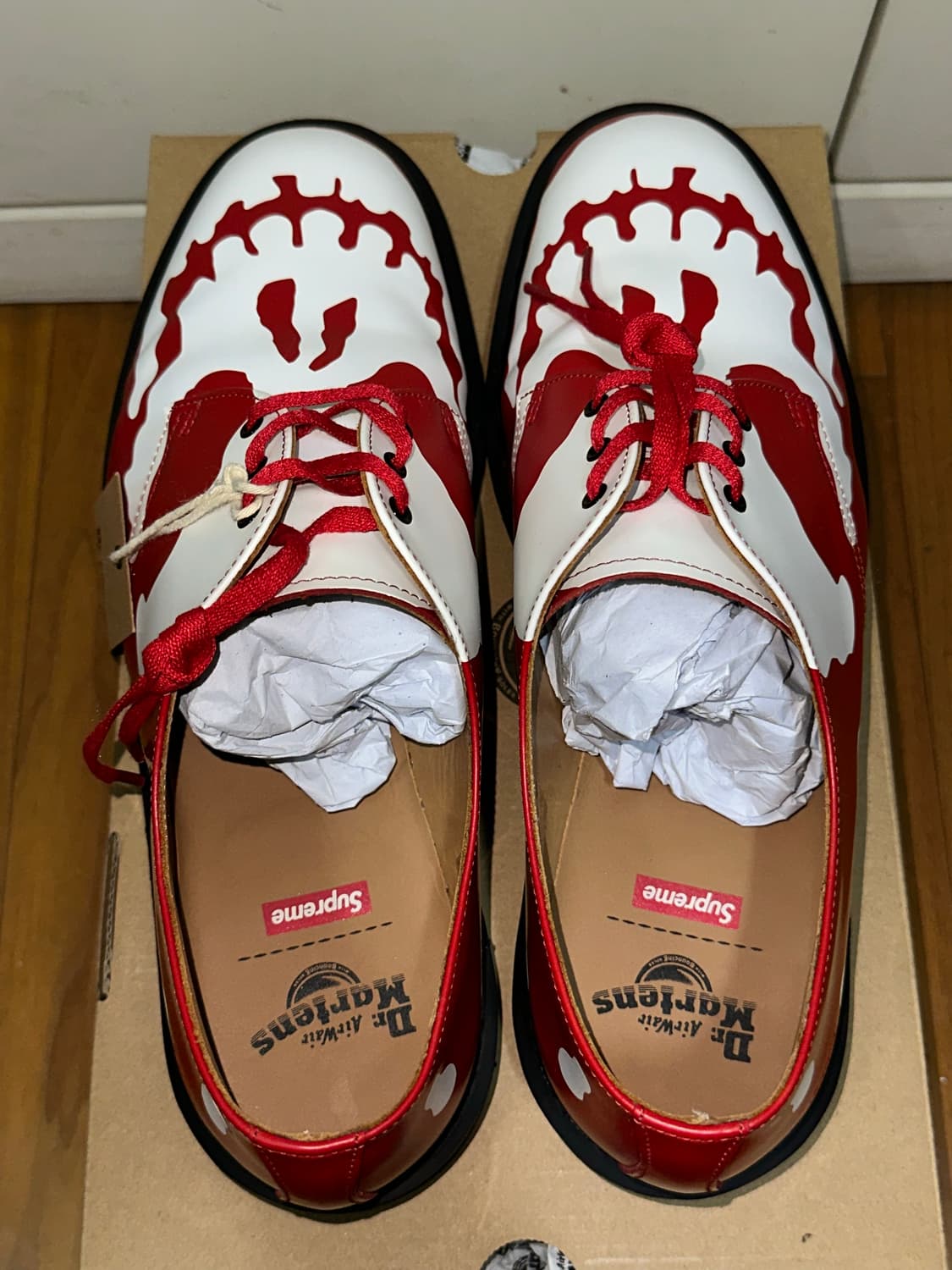 닥터마틴 슈프림 1461 3-Eye 로퍼 레드 상품이미지6