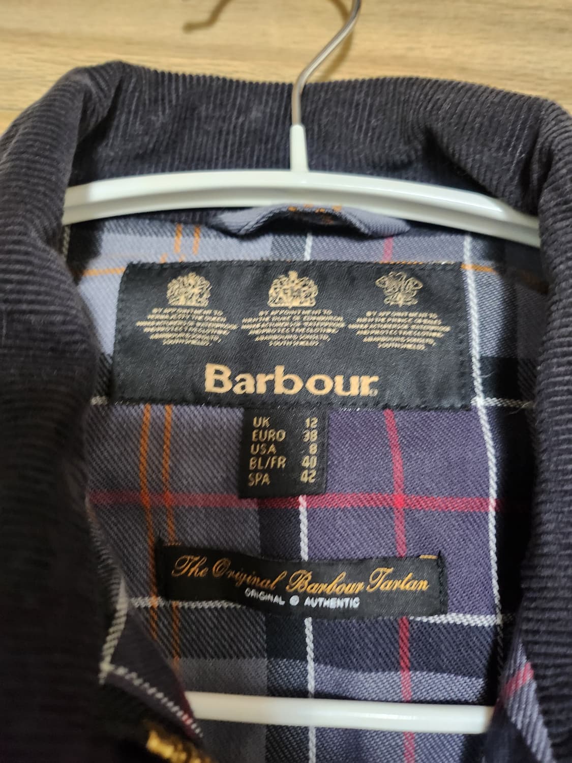 바버 여성 인터내셔널 왁스 자켓 uk12사이즈 상품이미지3