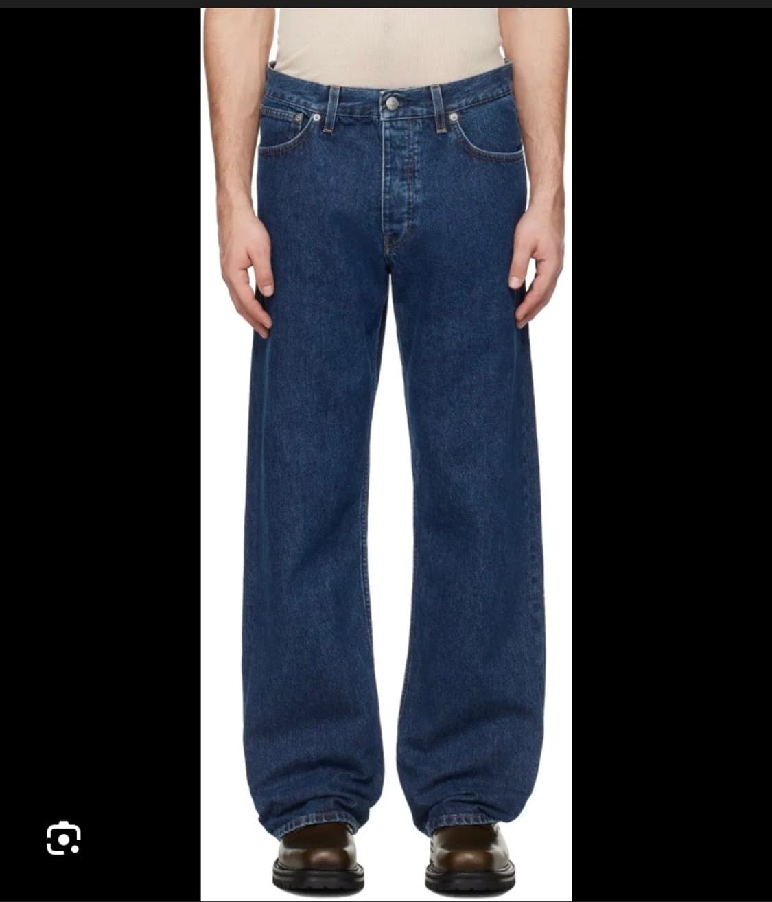 선플라워 루즈핏 데님 린스드 블루 (30/32) 상품이미지1