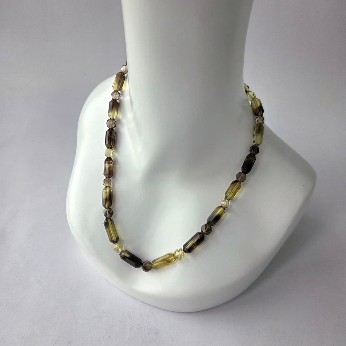 1950s-60s Smoky art glass necklace 상품이미지3
