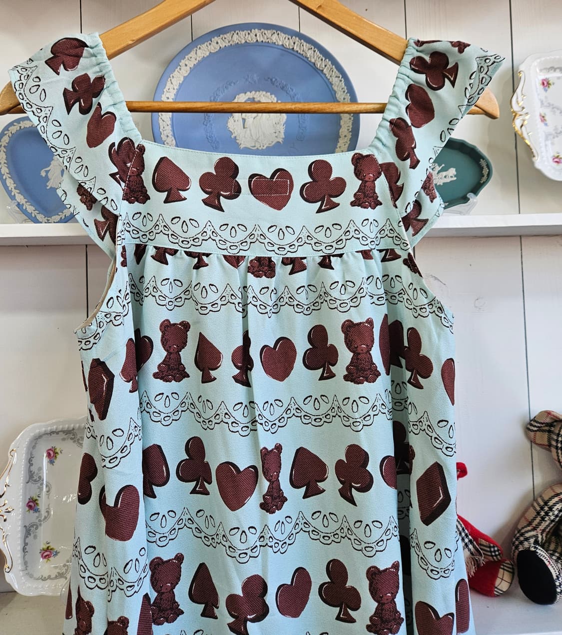 (Emily Temple cute) 민트초코테디 원피스 상품이미지8