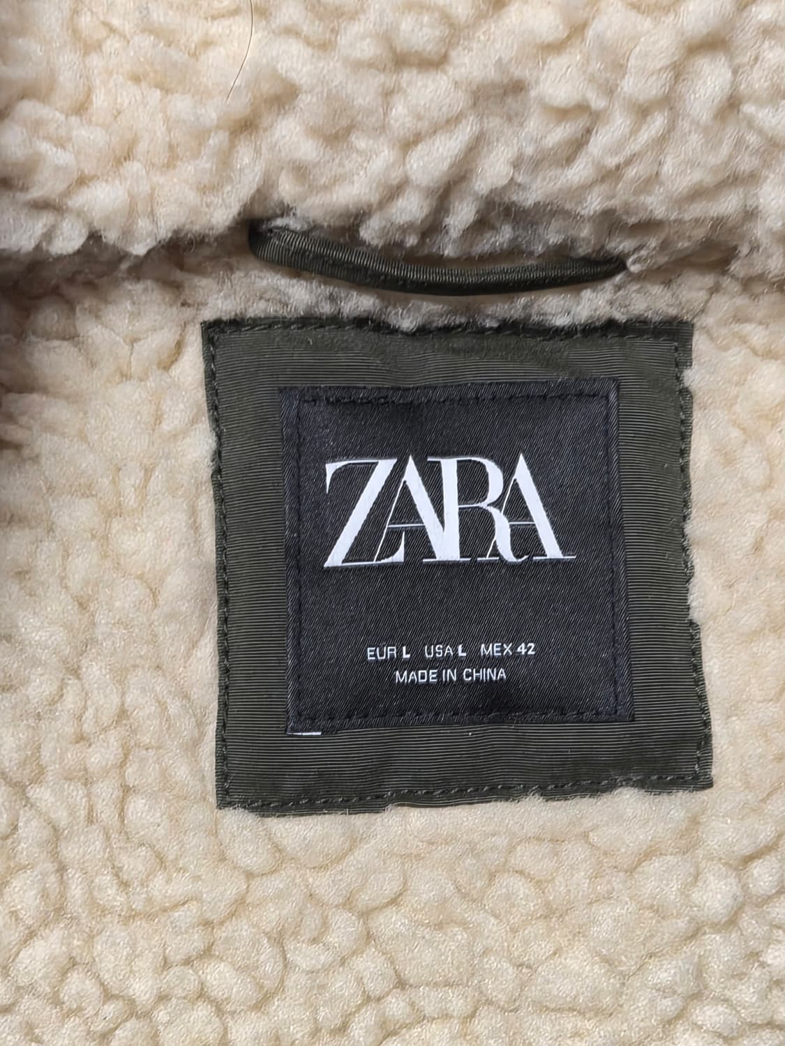 자라 퍼 점퍼 자켓 L 상품이미지7