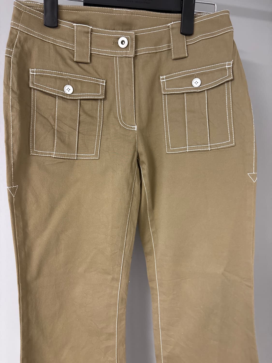 Callaway brwon stitch pants S 상품이미지2