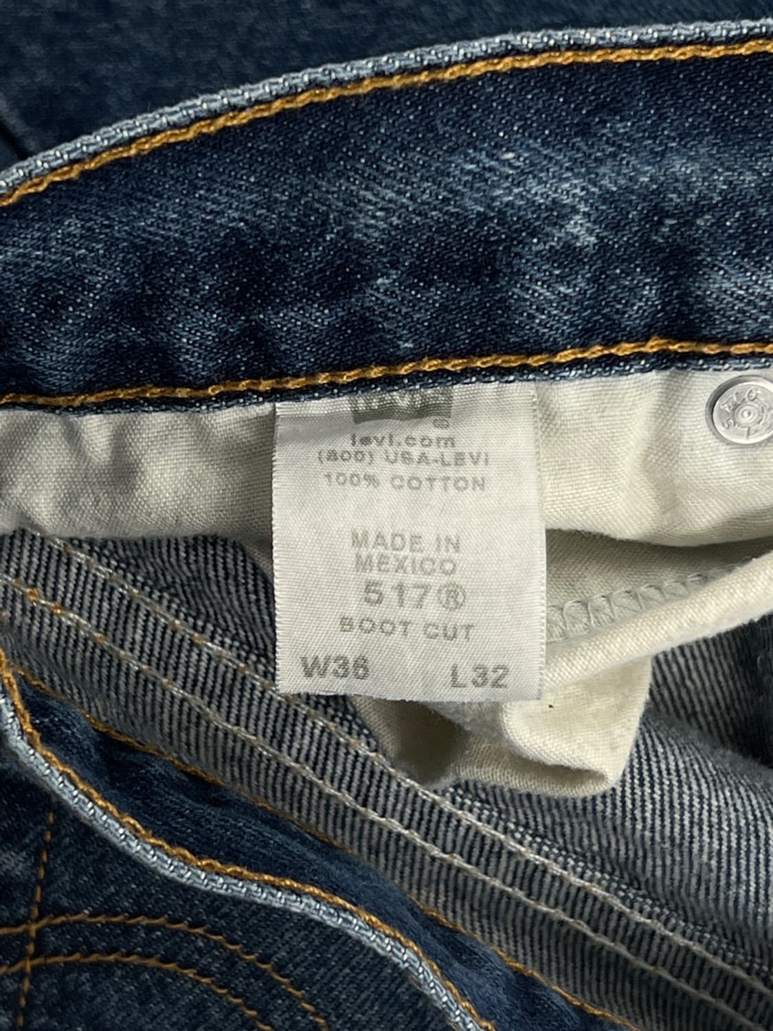 리바이스 00s 517 데님 팬츠 / 36 x 34 상품이미지8