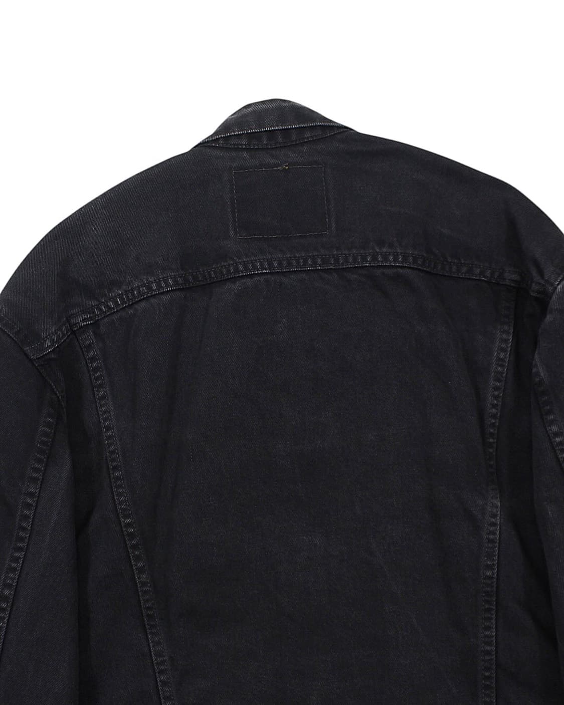 1995 유로 리바이스 70503-0285 블랙 데님 트러커 자켓 빈티지 상품이미지8