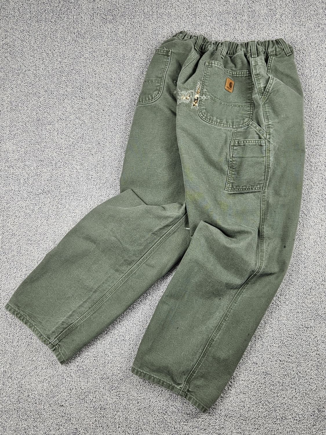 칼하트 리페어 밴딩 커스텀 카펜터 팬츠 ( 38 X 32 ) / 9977 상품이미지1