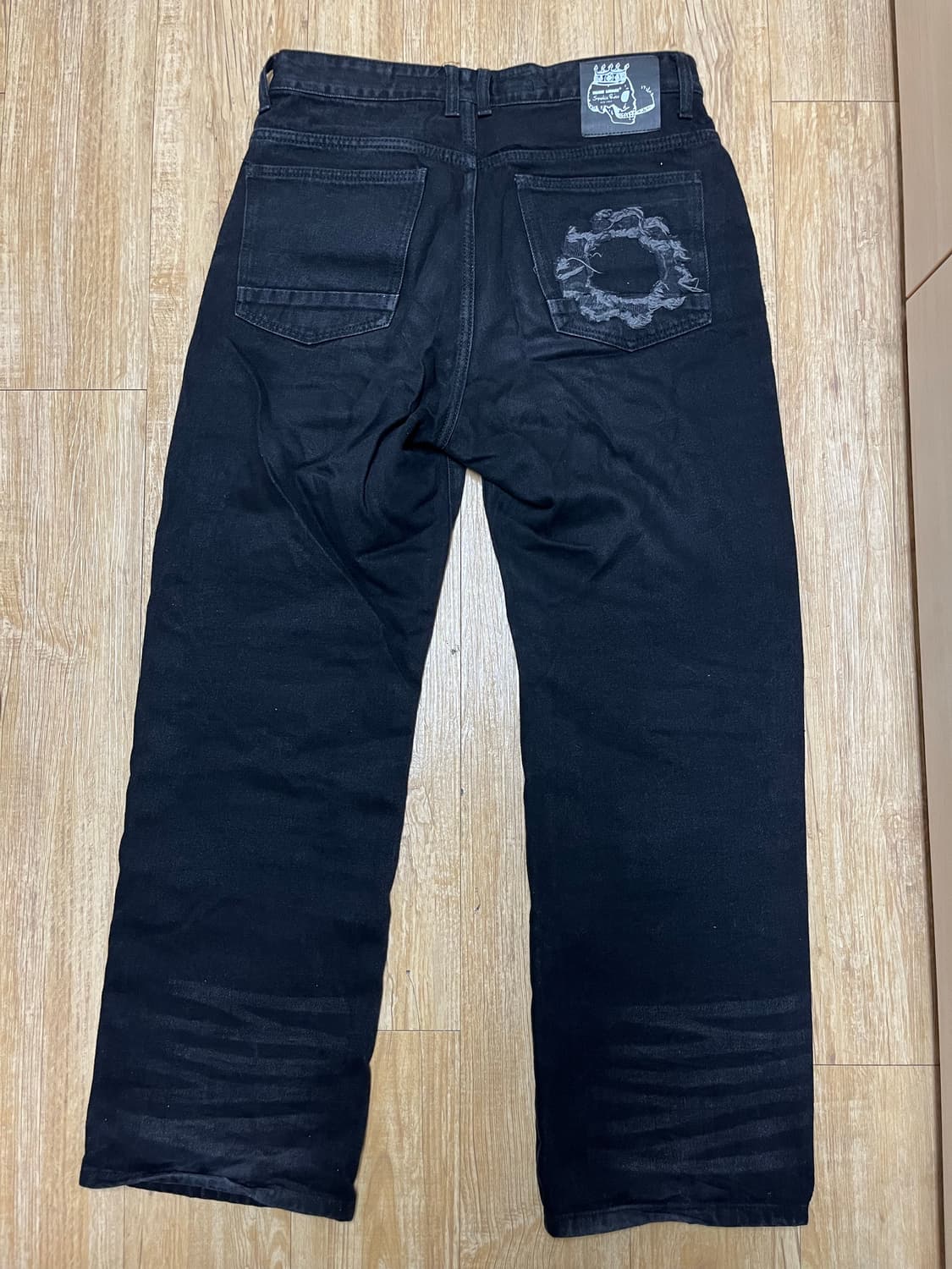 인세인개러지 x 스모크라이즈 스터드 데님 팬츠 상품이미지4