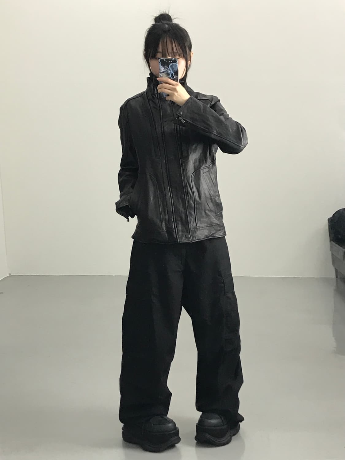 지오송지오 가죽 자켓 상품이미지1