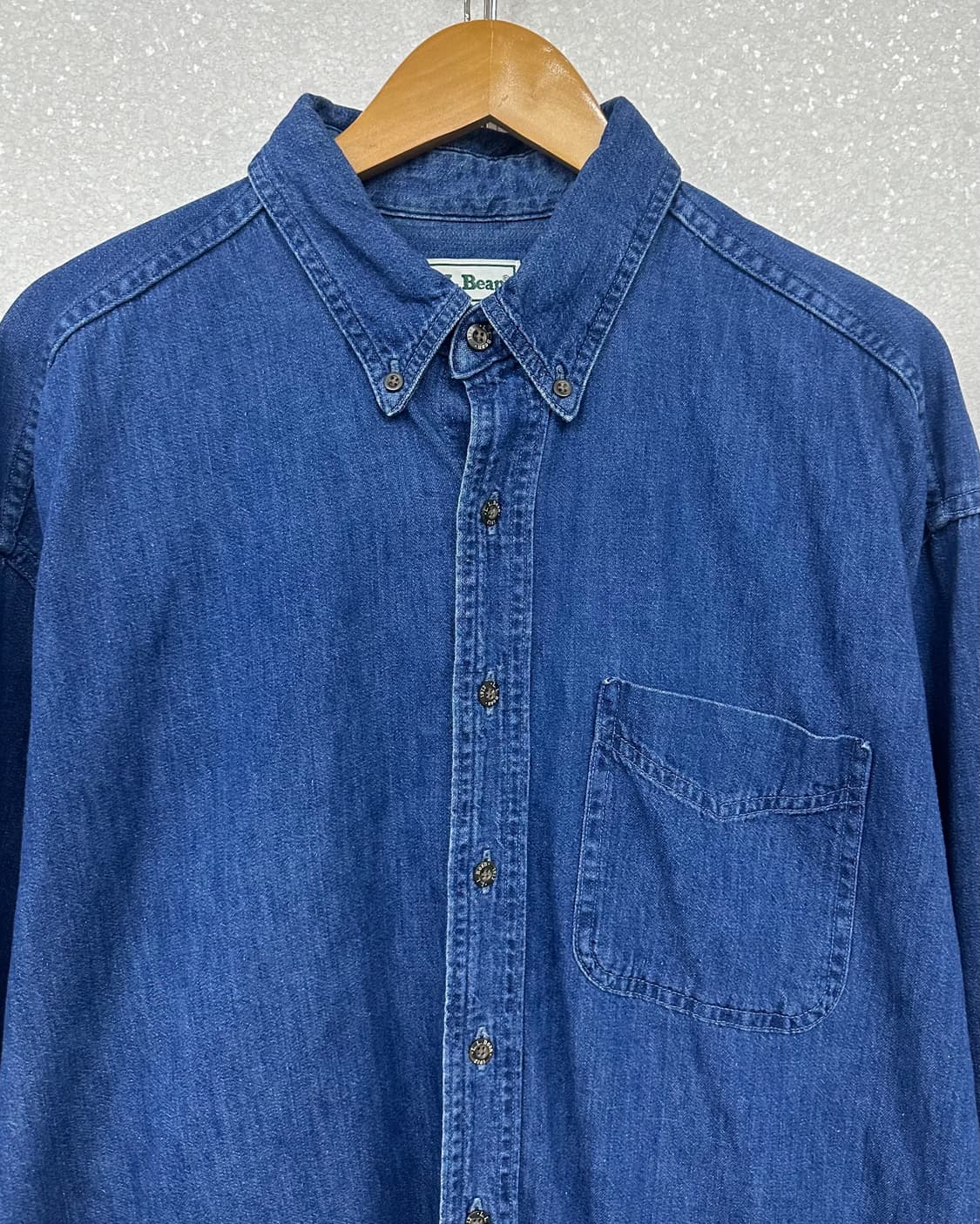(XL~2XL)90'S L.L.BEAN 데님 셔츠-M2054 상품이미지2