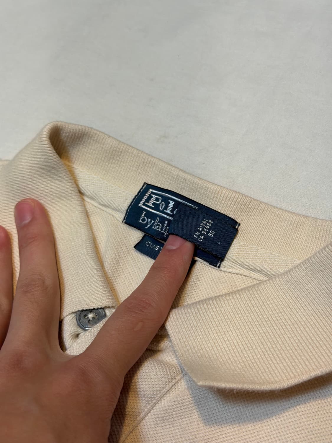 폴로 랄프로렌 빈티지 빅포니 치프키프 페인팅 카라티 상품이미지4