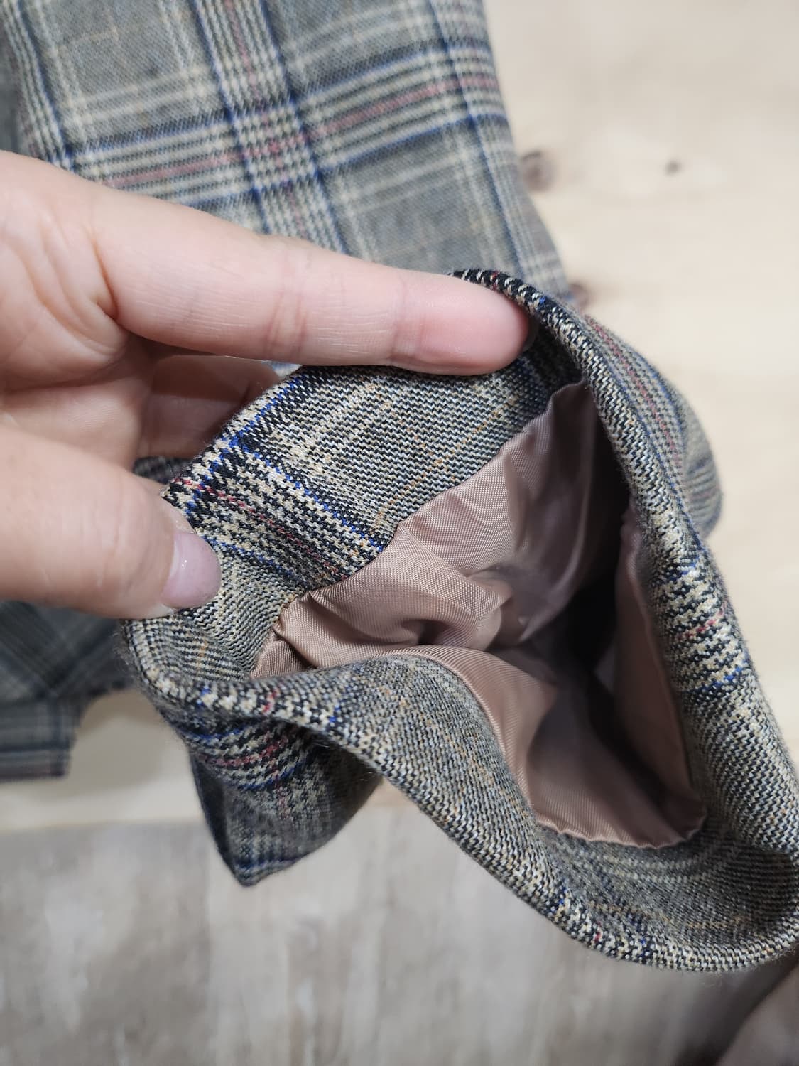 530) 헬더 HELDER 글렌체크 오버핏 자켓 상품이미지5