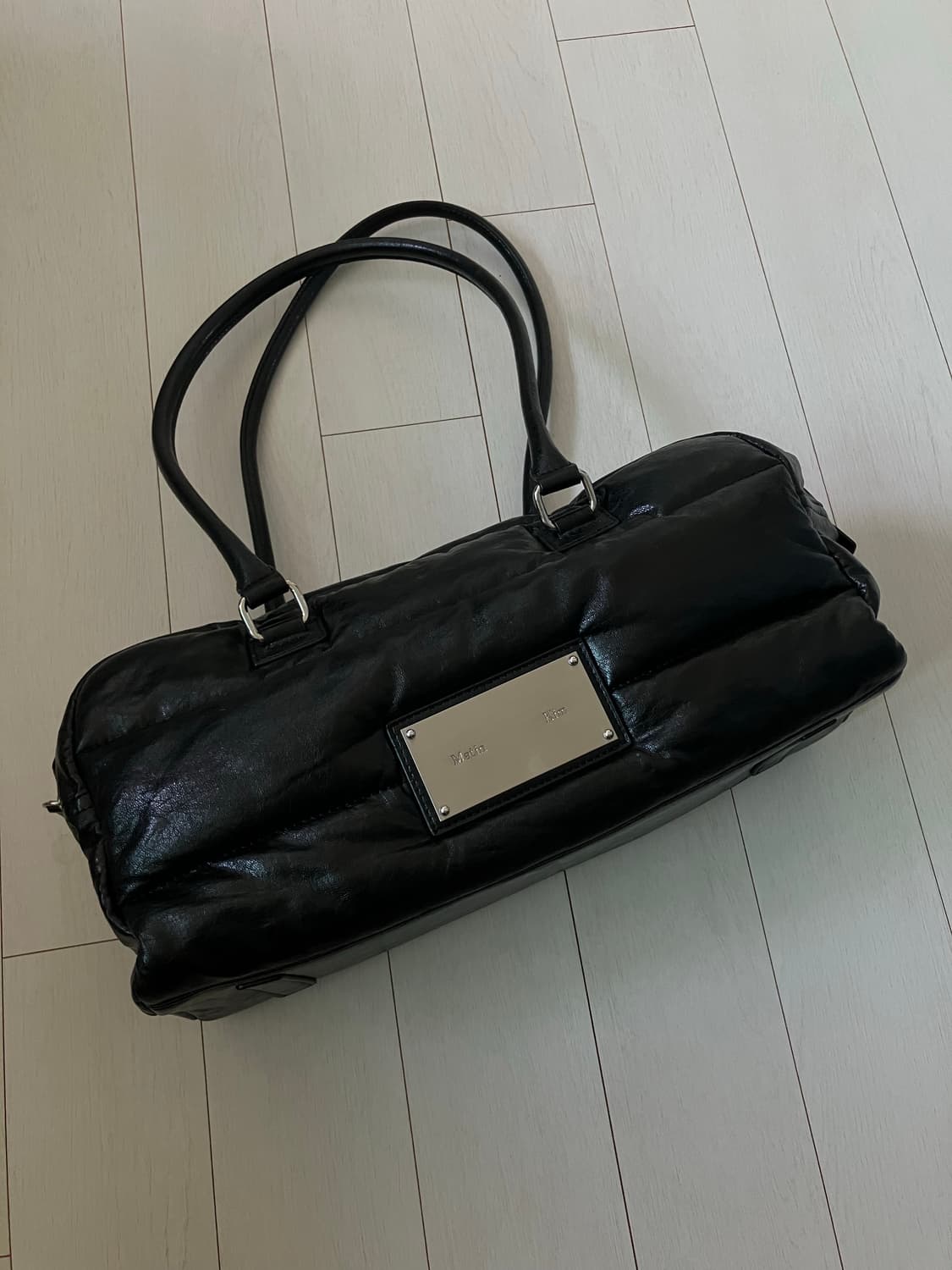 마뗑킴 포우 레더 스포티 토트 패딩백 상품이미지2