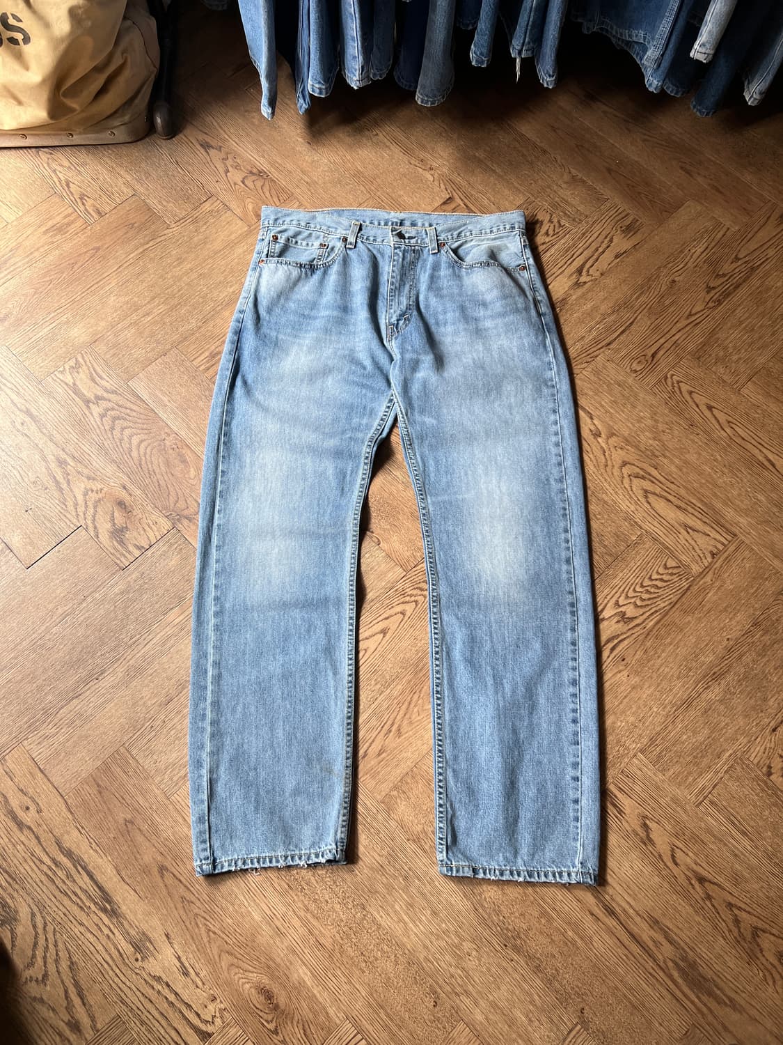 [36]리바이스 505 빈티지 워싱 레귤러 스트레이트 데님 팬츠 상품이미지2