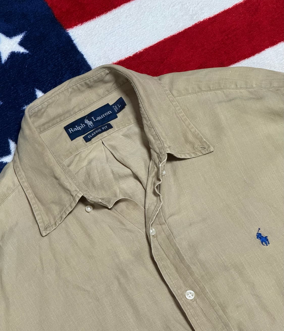 폴로랄프로렌 린넨셔츠 빈티지linen shirt vintage shirt 상품이미지6