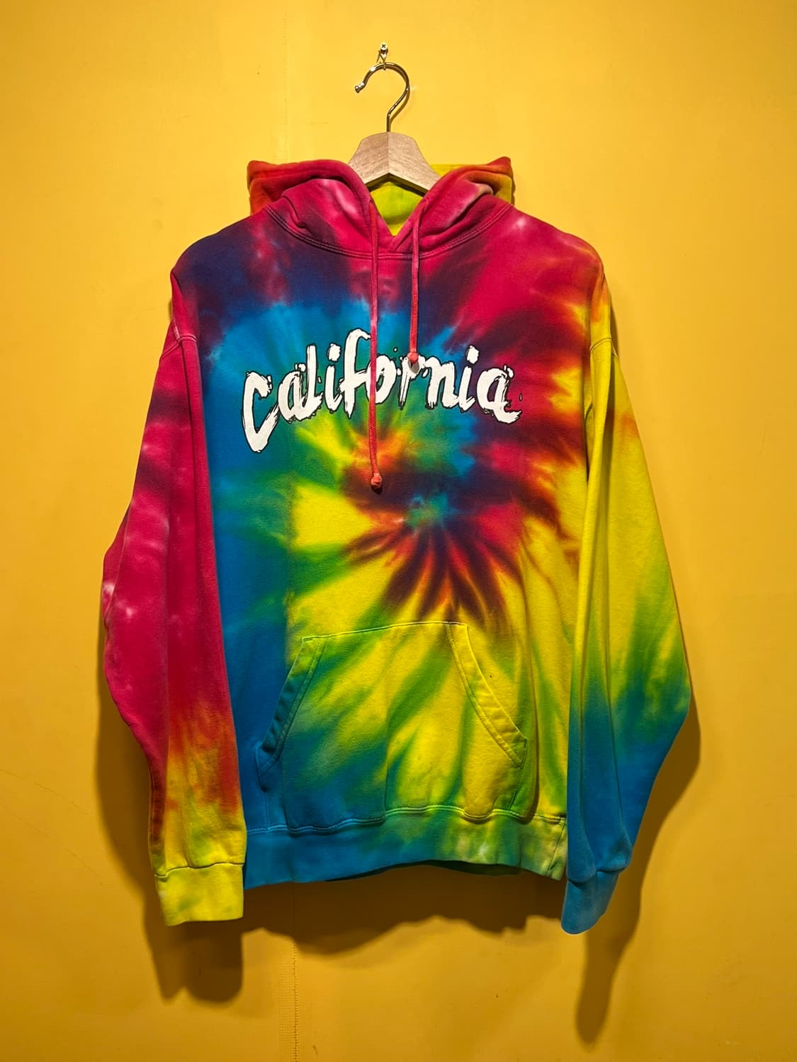 [M] 컬러톤 캘리포니아 타이다이 빈티지 후드티 상품이미지1