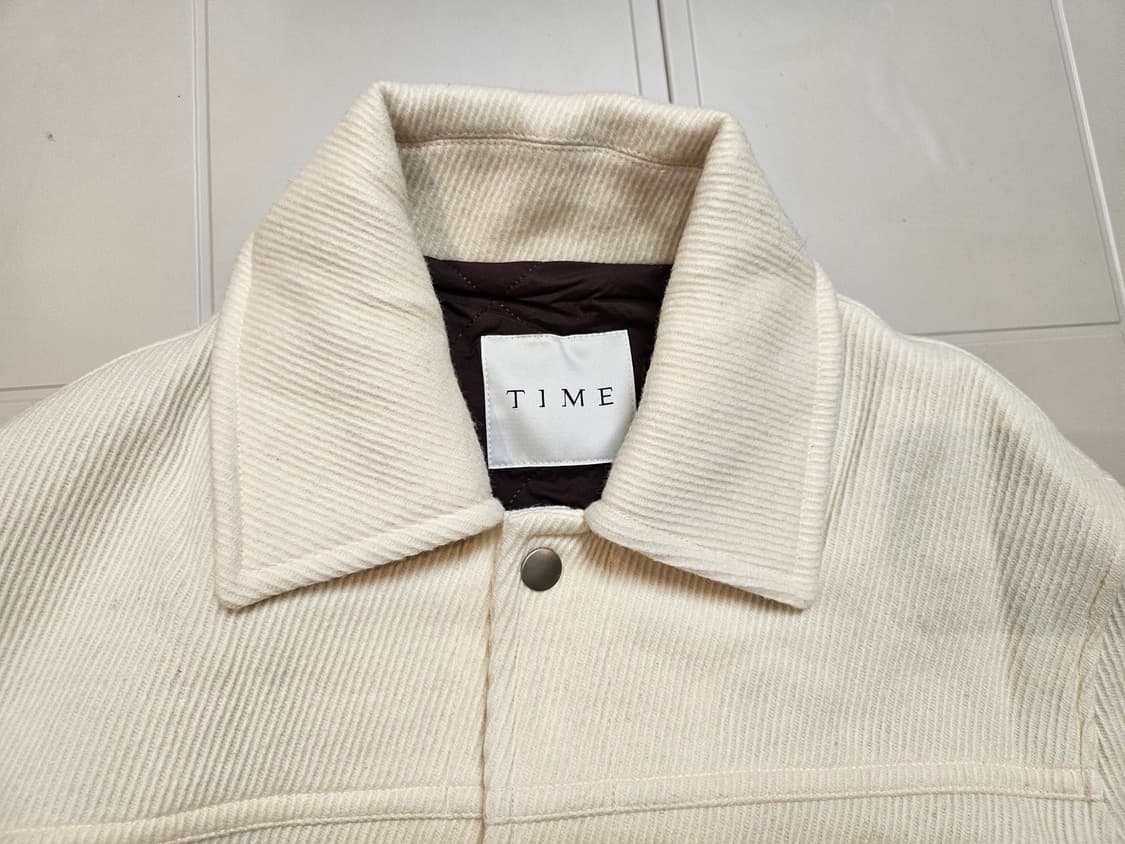 타임옴므 아이보리 코듀로이 누빔 자켓 105입니다 상품이미지2