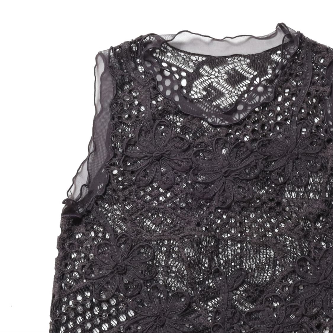 일본 빈티지 JPN Vintage Frill Sleevless

 상품이미지5