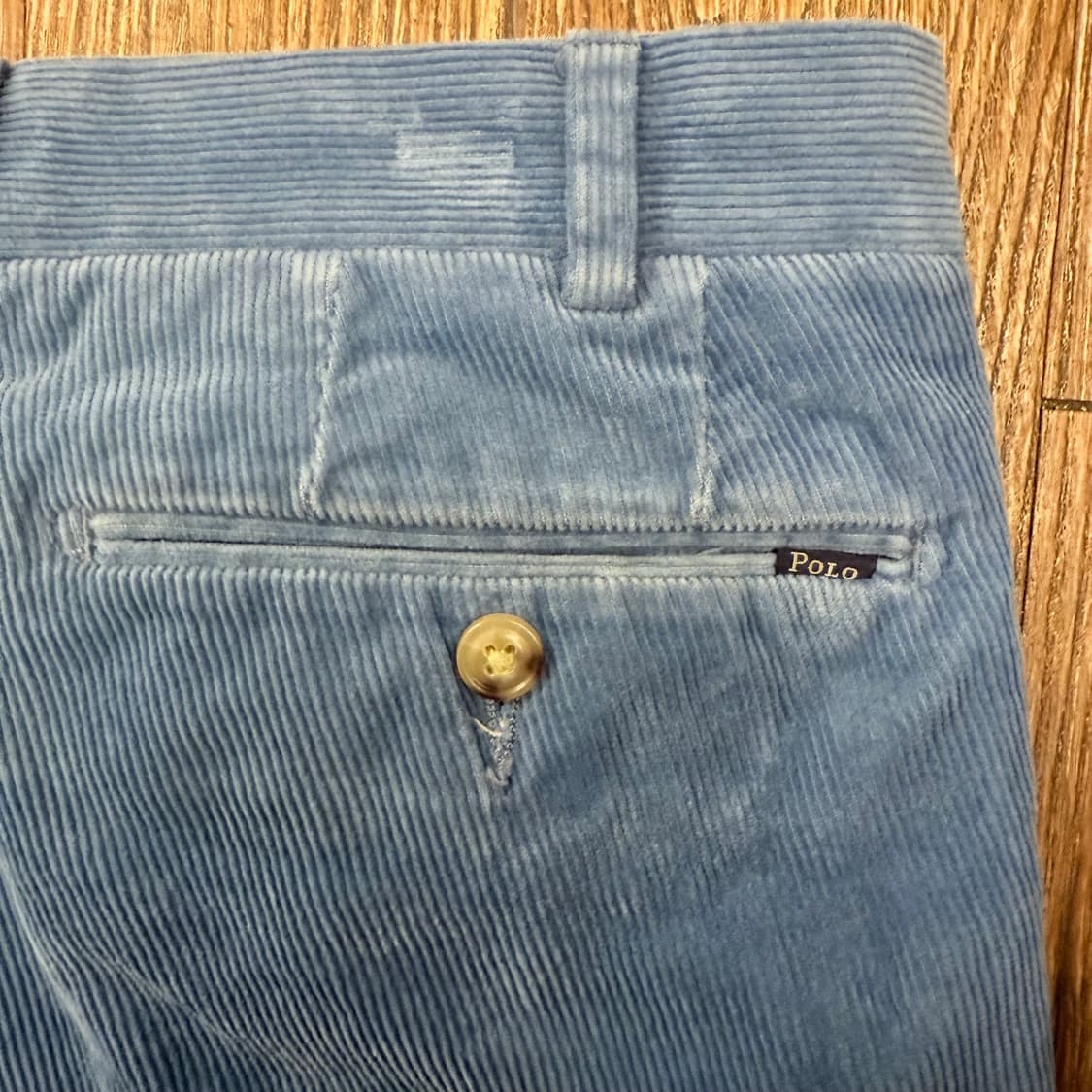 폴로 하늘색 코듀로이 팬츠 p2003 상품이미지3