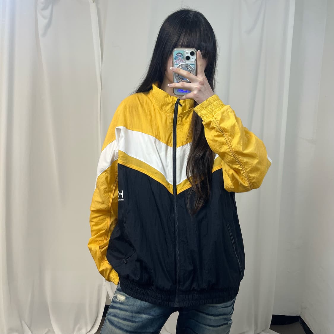 Under Armour orange windbreaker 상품이미지1