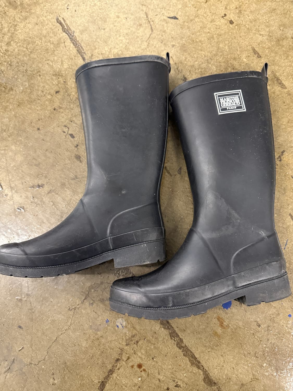 마리떼 프랑소와 저버 롱 레인부츠 블랙 240 상품이미지2