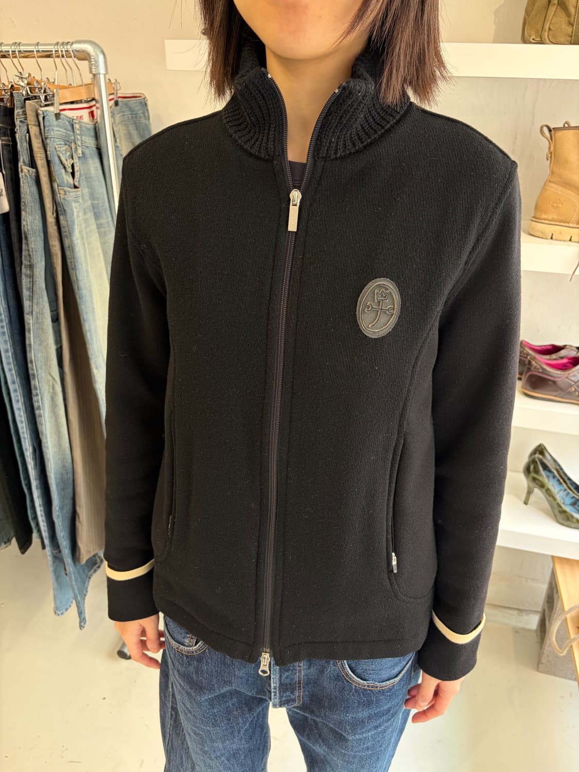 Castelbajac sport 니트 카라 집업 자켓 상품이미지1