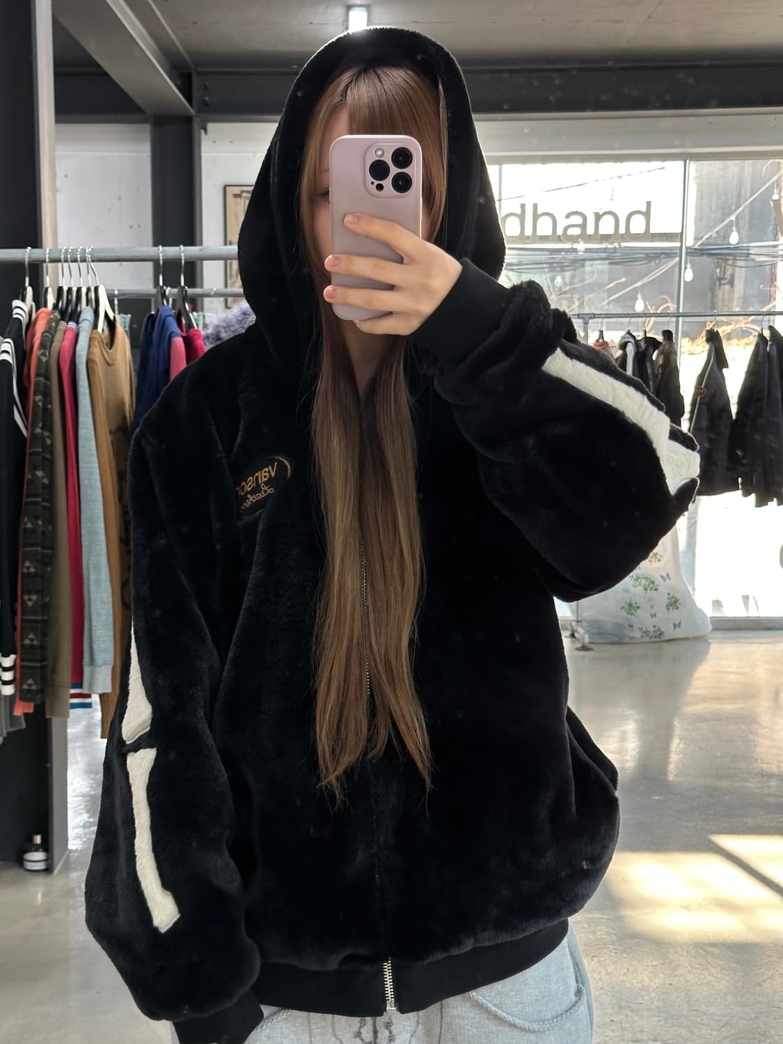 벤슨 본 스켈레톤 퍼 후드자켓 상품이미지2