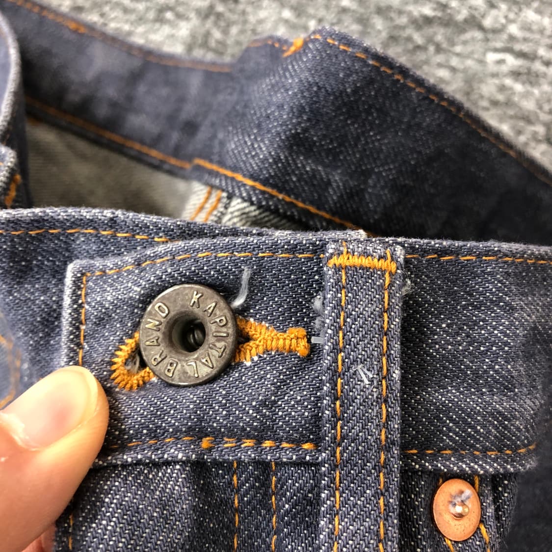 캐피탈 정품 14oz 오카벨보 부츠컷 데님팬츠 상품이미지7