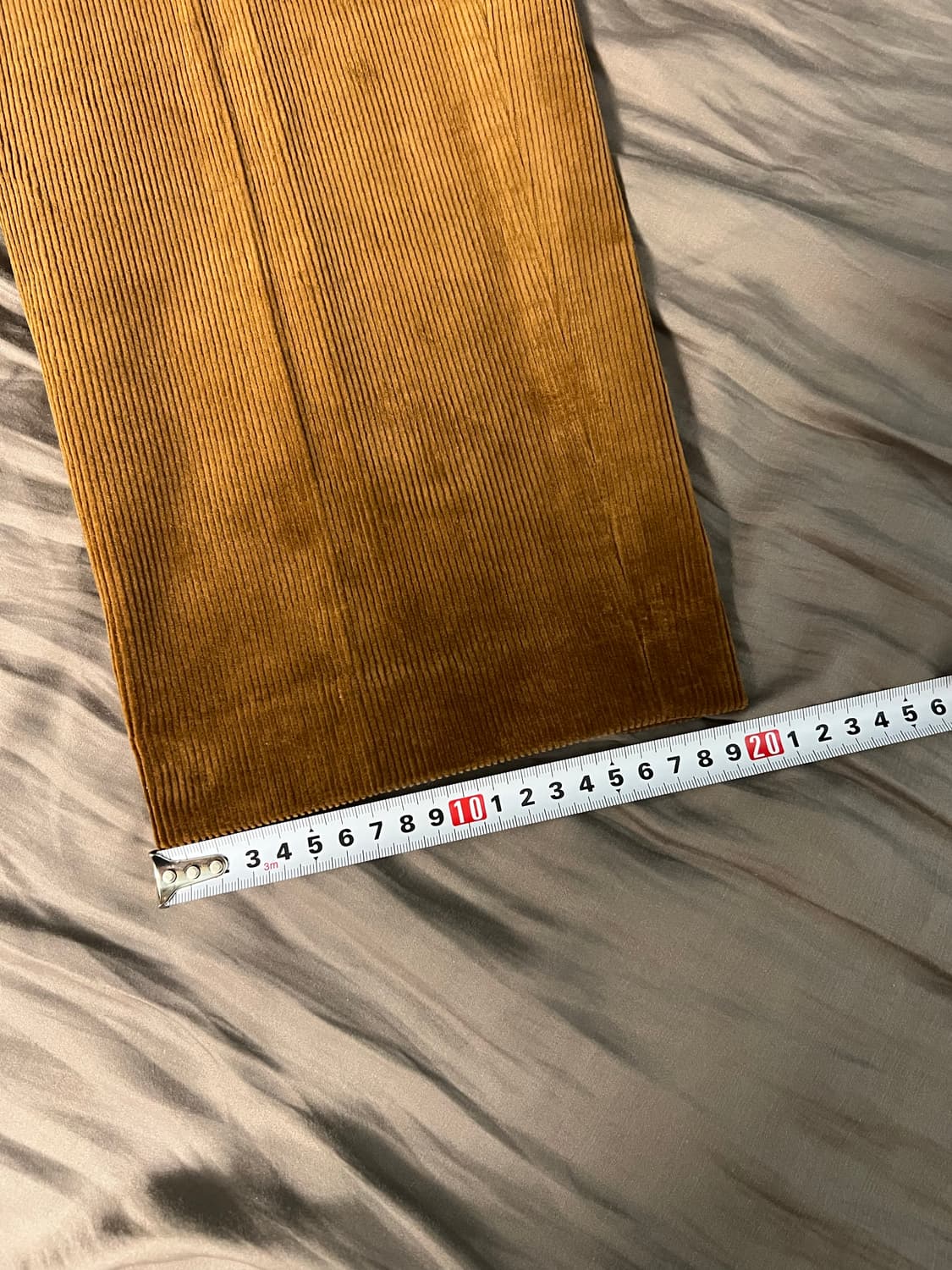 유니클로 코듀로이 골덴바지 브라운 xs 새제품 상품이미지9