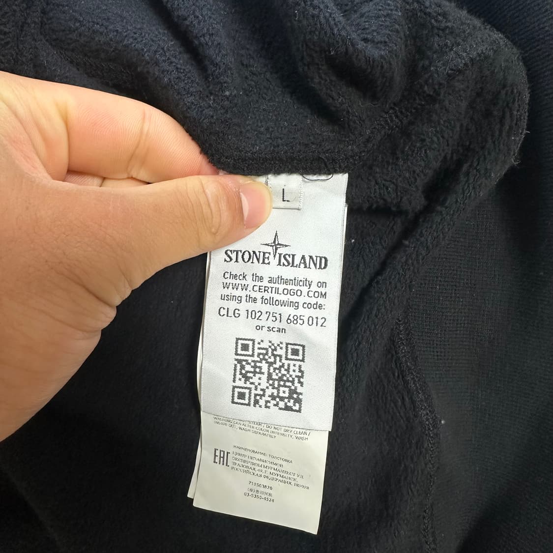 [A+/정품] 스톤아일랜드 포켓 맨투맨 상품이미지4