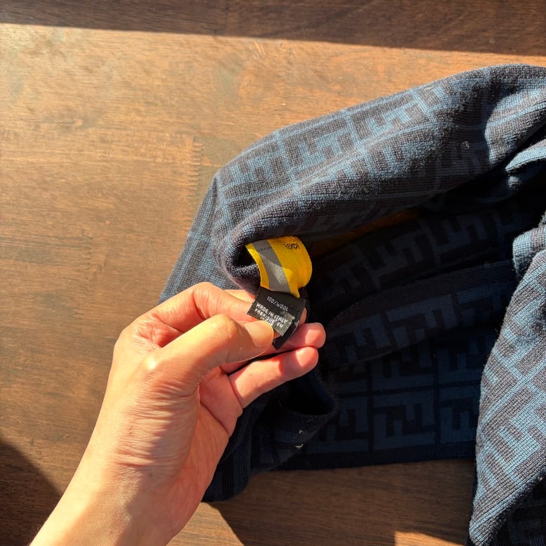 15496 - 펜디 주카 울 머플러 (울 100%) 상품이미지4