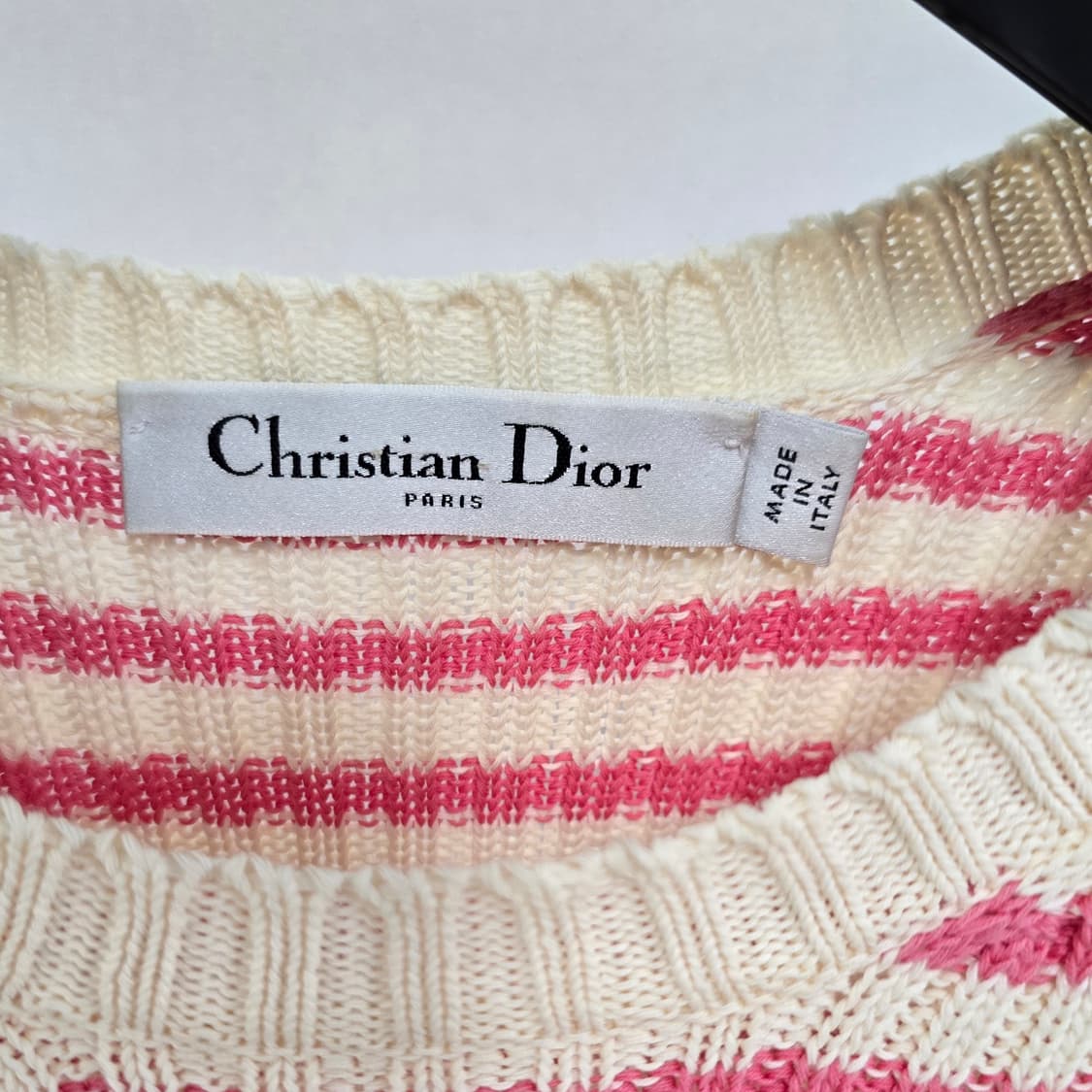 디올 리비에라 니트 반팔 38사이즈 판매 상품이미지2